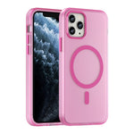 เคสโทรศัพท์ MagSafe แบบ TPU + PC ทึบแสงด้าน ครอบคลุมเต็มรูปแบบ สำหรับ iPhone 11 Pro