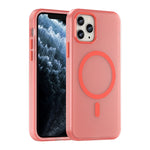 เคสโทรศัพท์ MagSafe แบบ TPU + PC ทึบแสงด้าน ครอบคลุมเต็มรูปแบบ สำหรับ iPhone 11 Pro
