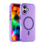 เคสโทรศัพท์ MagSafe แบบ TPU ทึบแสงด้าน + PC ครอบคลุมเต็มรูปแบบ สำหรับ iPhone 16 Pro, สำหรับ iPhone 16 Plus, สำหรับ iPhone 16, สำหรับ iPhone 15 Pro Max, สำหรับ iPhone 15 Pro