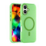 เคสโทรศัพท์ MagSafe แบบ TPU ทึบแสงด้าน + PC ครอบคลุมเต็มรูปแบบ สำหรับ iPhone 16 Pro, สำหรับ iPhone 16 Plus, สำหรับ iPhone 16, สำหรับ iPhone 15 Pro Max, สำหรับ iPhone 15 Pro