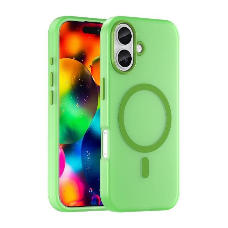 เคสโทรศัพท์ MagSafe แบบ TPU ทึบแสงด้าน + PC ครอบคลุมเต็มรูปแบบ สำหรับ iPhone 16 Pro, สำหรับ iPhone 16 Plus, สำหรับ iPhone 16, สำหรับ iPhone 15 Pro Max, สำหรับ iPhone 15 Pro