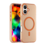 เคสโทรศัพท์ MagSafe แบบ TPU ทึบแสงด้าน + PC ครอบคลุมเต็มรูปแบบ สำหรับ iPhone 16 Pro, สำหรับ iPhone 16 Plus, สำหรับ iPhone 16, สำหรับ iPhone 15 Pro Max, สำหรับ iPhone 15 Pro