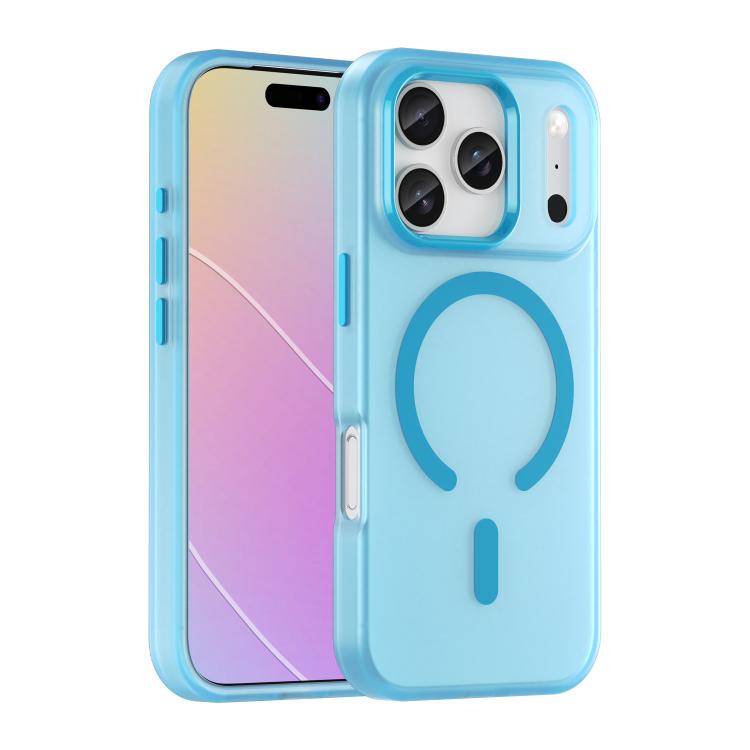 เคสโทรศัพท์ MagSafe แบบ TPU ทึบแสงด้าน + PC ครอบคลุมเต็มรูปแบบ สำหรับ iPhone 16 Pro, สำหรับ iPhone 16 Plus, สำหรับ iPhone 16, สำหรับ iPhone 15 Pro Max, สำหรับ iPhone 15 Pro
