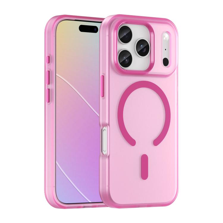 เคสโทรศัพท์ MagSafe แบบ TPU ทึบแสงด้าน + PC ครอบคลุมเต็มรูปแบบ สำหรับ iPhone 16 Pro, สำหรับ iPhone 16 Plus, สำหรับ iPhone 16, สำหรับ iPhone 15 Pro Max, สำหรับ iPhone 15 Pro