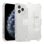 Frosted PC+TPU Phone Case with Back Clip, For iPhone 11 Pro Max, For iPhone 11, For iPhone 11 Pro
