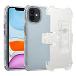 Frosted PC+TPU Phone Case with Back Clip, For iPhone 11 Pro Max, For iPhone 11, For iPhone 11 Pro