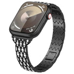 สายรัดนาฬิกาโลหะสร้อยข้อมือเพชรตาอสูร สำหรับ Apple Watch 42 มม., สำหรับ Apple Watch 38 มม.