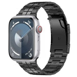 Tortoise Buckle Titanium Steel Watch Band, For Apple Watch SE 40mm, For Apple Watch SE 44mm, For Apple Watch Series 6 40mm, For Apple Watch Series 6 44mm, For Apple Watch Series 5 44mm, For Apple Watch Series 5 40mm, For Apple Watch Series 4 44mm      ...