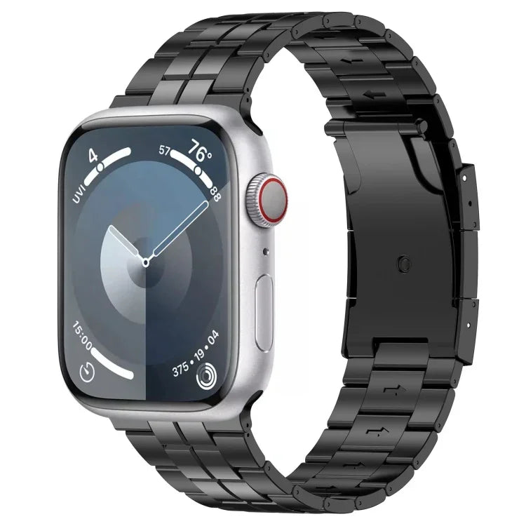สายรัดนาฬิกาเหล็กไทเทเนียมหัวเข็มขัดเต่า สำหรับ Apple Watch 42 มม., สำหรับ Apple Watch 38 มม.
