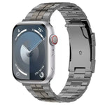 สายรัดนาฬิกาเหล็กไทเทเนียมหัวเข็มขัดเต่า สำหรับ Apple Watch 42 มม., สำหรับ Apple Watch 38 มม.