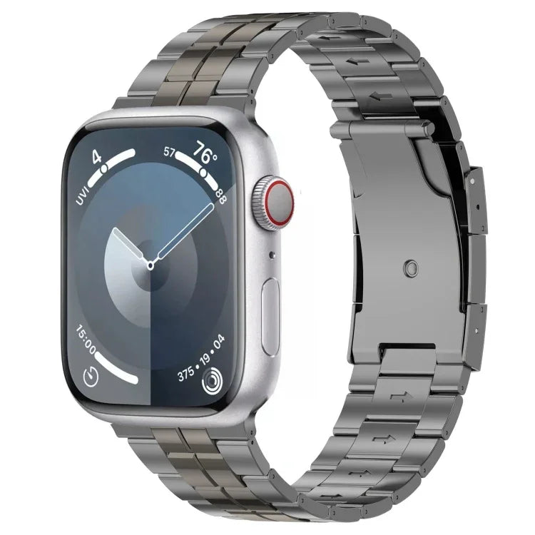 สายรัดนาฬิกาเหล็กไทเทเนียมหัวเข็มขัดเต่า สำหรับ Apple Watch 42 มม., สำหรับ Apple Watch 38 มม.