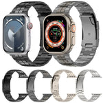 สายรัดนาฬิกาเหล็กไทเทเนียมหัวเข็มขัดเต่า สำหรับ Apple Watch 42 มม., สำหรับ Apple Watch 38 มม.