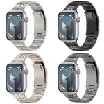 สายรัดนาฬิกาเหล็กไทเทเนียมหัวเข็มขัดเต่า สำหรับ Apple Watch 42 มม., สำหรับ Apple Watch 38 มม.