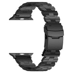 Butterfly Type Titanium Steel Watch Band, For Apple Watch 42mm, For Apple Watch 38mm