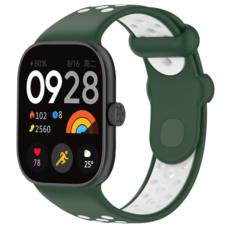 Two Color Silicone Sports Watch Band, For Redmi Watch 4
