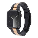 สายรัดนาฬิกาสเตนเลสสตีลแบบเม็ดสาม สำหรับ Apple Watch SE 2023 ขนาด 44 มม., สำหรับ Apple Watch SE 2023 ขนาด 40 มม., สำหรับ Apple Watch Ultra 2 ขนาด 49 มม., สำหรับ Apple Watch Series 9 ขนาด 45 มม., สำหรับ Apple Watch Series 9 ขนาด 41 มม.