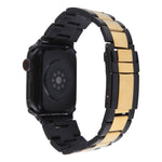 สายรัดนาฬิกาสเตนเลสสตีลแบบเม็ดสาม สำหรับ Apple Watch Series 6 ขนาด 44 มม., สำหรับ Apple Watch Series 5 ขนาด 44 มม., สำหรับ Apple Watch Series 5 ขนาด 40 มม., สำหรับ Apple Watch Series 4 ขนาด 44 มม., สำหรับ Apple Watch Series 4 ขนาด 40 มม.
