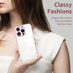 เคสโทรศัพท์แบบเจาะรูละเอียดเคลือบใส สำหรับ iPhone 16 Pro, สำหรับ iPhone 16 Plus, สำหรับ iPhone 16, สำหรับ iPhone 15 Pro Max, สำหรับ iPhone 15 Pro, สำหรับ iPhone 15 Plus