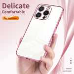 เคสโทรศัพท์แบบเจาะรูละเอียดเคลือบใส สำหรับ iPhone 16 Pro, สำหรับ iPhone 16 Plus, สำหรับ iPhone 16, สำหรับ iPhone 15 Pro Max, สำหรับ iPhone 15 Pro, สำหรับ iPhone 15 Plus