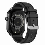 2.01 inch Leather Strap Bluetooth Call Smart Watch Support Heart Rate Monitoring / Non-invasive Blood Sugar, Leather Strap Black, Leather Strap Brown