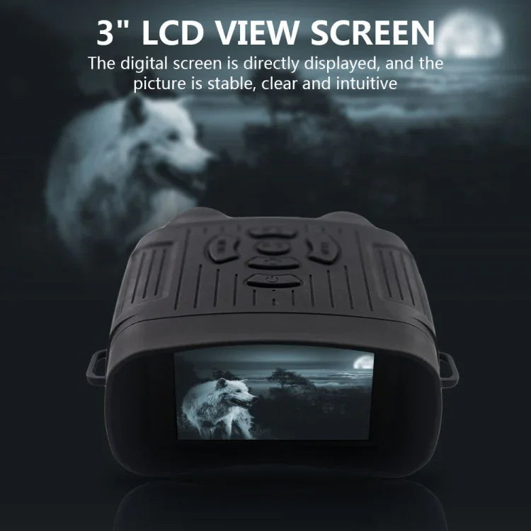 อุปกรณ์กล้องส่องทางไกลกลางแจ้ง NV7000 ความละเอียด 2.7K HD อินฟราเรดสำหรับการล่าในเวลากลางคืน NV7000