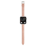 สายรัดนาฬิกาหนังจระเข้บาง สำหรับ Apple Watch ขนาด 42 มม., สำหรับ Apple Watch ขนาด 38 มม.