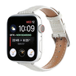 สายรัดนาฬิกาหนังจระเข้บาง สำหรับ Apple Watch ขนาด 42 มม., สำหรับ Apple Watch ขนาด 38 มม.
