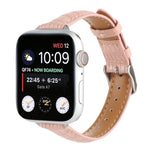 สายรัดนาฬิกาหนังจระเข้บาง สำหรับ Apple Watch ขนาด 42 มม., สำหรับ Apple Watch ขนาด 38 มม.