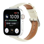 สายรัดนาฬิกาหนังจระเข้บาง สำหรับ Apple Watch ขนาด 42 มม., สำหรับ Apple Watch ขนาด 38 มม.