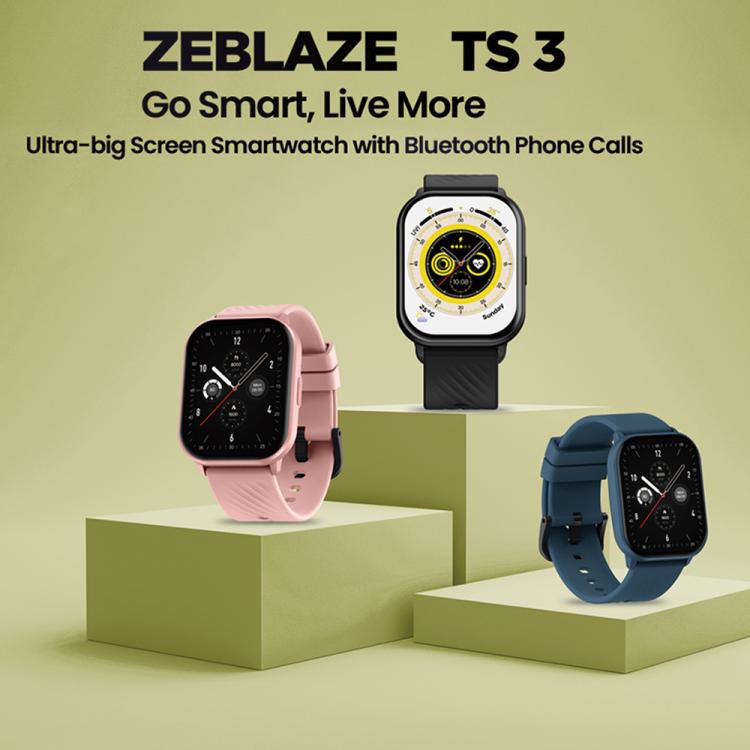Zeblaze GTS 3 นาฬิกาอัจฉริยะ Bluetooth โทรได้ ขนาด 2.03 นิ้ว กันน้ำมาตรฐาน IP68