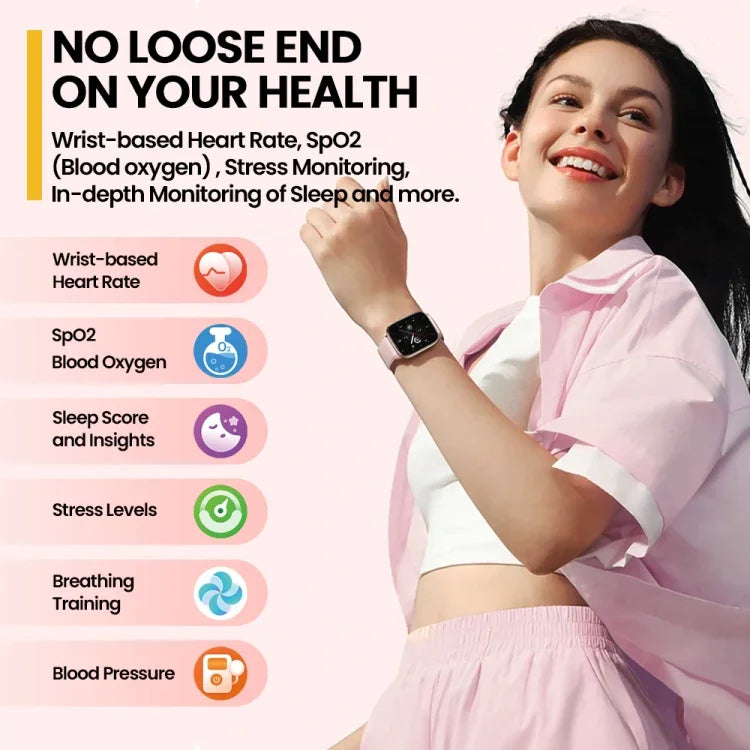 Zeblaze GTS 3 นาฬิกาอัจฉริยะ Bluetooth โทรได้ ขนาด 2.03 นิ้ว กันน้ำมาตรฐาน IP68