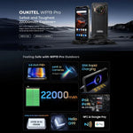 Oukitel WP19 Pro, 6.8 นิ้ว MediaTek Helio G99 Octa-core, NFC, เครือข่าย: 4G, WP19 Pro 8GB+256GB
