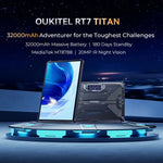 แท็บเล็ตอึด OUKITEL RT7 TITAN 4G Network IP68/IP69K, 10.1 นิ้ว Android 13 MediaTek MT8788 Octa Core รองรับซิมคู่, ปลั๊ก EU, RT7 4G 8GB+256GB