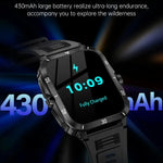 KT71 นาฬิกาอัจฉริยะหน้าจอสี่เหลี่ยม HD ขนาด 1.96 นิ้ว ทนทาน รองรับการโทร Bluetooth / ตรวจการนอน / ตรวจวัดออกซิเจนในเลือด