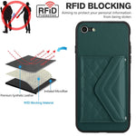 เคสโทรศัพท์แบบกระเป๋าใส่บัตรลายข้าวหลามตัดพร้อมสายคล้องยาวและ RFID สำหรับ iPhone SE 2022 / SE 2020, สำหรับ iPhone 13 Pro Max, สำหรับ iPhone 13 Pro, สำหรับ iPhone 13, สำหรับ iPhone 13 mini, สำหรับ iPhone 12, สำหรับ iPhone 12 Pro Max, สำหรับ iPhone 12 Pro