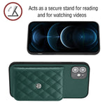 เคสโทรศัพท์แบบกระเป๋าใส่บัตรลายข้าวหลามตัดพร้อมสายคล้องยาวและ RFID สำหรับ iPhone 12 mini, สำหรับ iPhone 11 Pro Max, สำหรับ iPhone 11, สำหรับ iPhone 11 Pro, สำหรับ iPhone XS / X, สำหรับ iPhone XR, สำหรับ iPhone XS Max, สำหรับ iPhone 8 Plus / 7 Plus