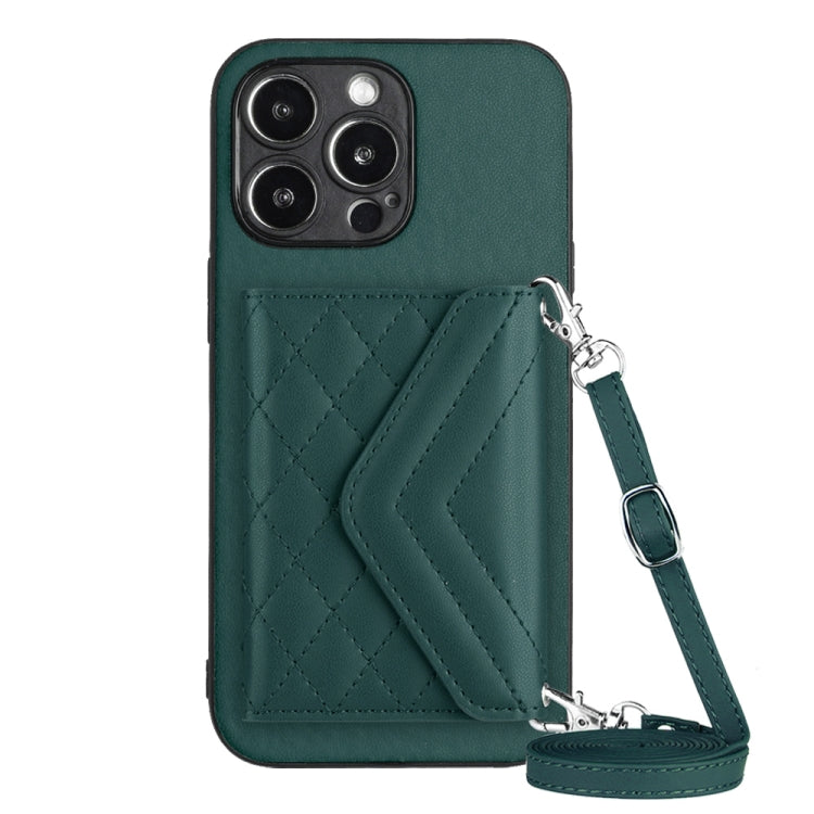 เคสโทรศัพท์แบบกระเป๋าใส่บัตรลายข้าวหลามตัดพร้อมสายคล้องยาวและ RFID สำหรับ iPhone SE 2022 / SE 2020, สำหรับ iPhone 13 Pro Max, สำหรับ iPhone 13 Pro, สำหรับ iPhone 13, สำหรับ iPhone 13 mini, สำหรับ iPhone 12, สำหรับ iPhone 12 Pro Max, สำหรับ iPhone 12 Pro