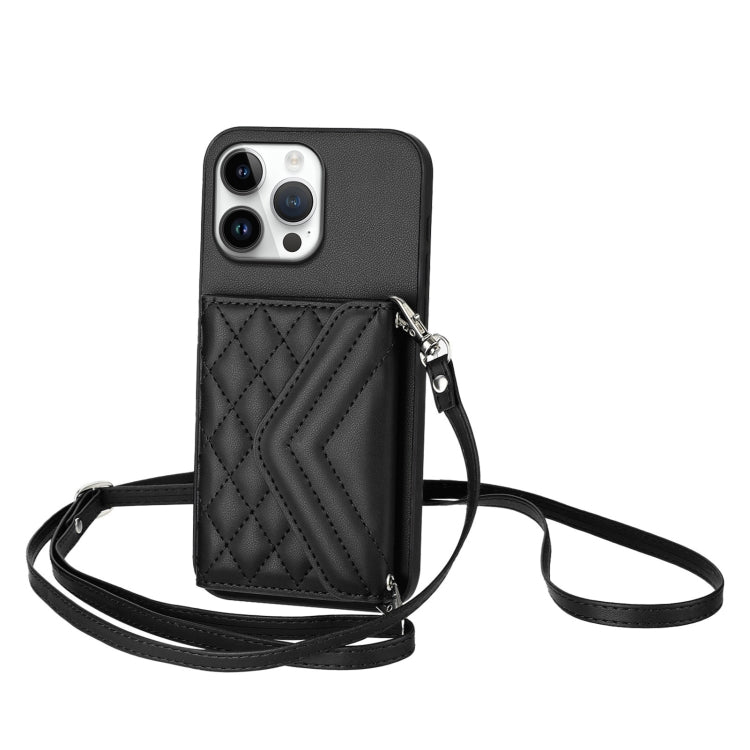 เคสโทรศัพท์แบบกระเป๋าใส่บัตรลายข้าวหลามตัดพร้อมสายคล้องยาวและ RFID สำหรับ iPhone 17 Pro Max, สำหรับ iPhone 17 Pro, สำหรับ iPhone 17, สำหรับ iPhone Air, สำหรับ iPhone 16 Pro Max, สำหรับ iPhone 16 Pro, สำหรับ iPhone 16 Plus, สำหรับ iPhone 16