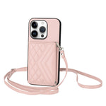 เคสโทรศัพท์แบบกระเป๋าใส่บัตรลายข้าวหลามตัดพร้อมสายคล้องยาวและ RFID สำหรับ iPhone 17 Pro Max, สำหรับ iPhone 17 Pro, สำหรับ iPhone 17, สำหรับ iPhone Air, สำหรับ iPhone 16 Pro Max, สำหรับ iPhone 16 Pro, สำหรับ iPhone 16 Plus, สำหรับ iPhone 16