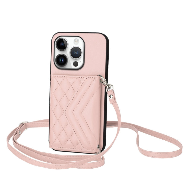 เคสโทรศัพท์แบบกระเป๋าใส่บัตรลายข้าวหลามตัดพร้อมสายคล้องยาวและ RFID สำหรับ iPhone 17 Pro Max, สำหรับ iPhone 17 Pro, สำหรับ iPhone 17, สำหรับ iPhone Air, สำหรับ iPhone 16 Pro Max, สำหรับ iPhone 16 Pro, สำหรับ iPhone 16 Plus, สำหรับ iPhone 16