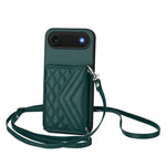 เคสโทรศัพท์แบบกระเป๋าใส่บัตรลายข้าวหลามตัดพร้อมสายคล้องยาวและ RFID สำหรับ iPhone 17 Pro Max, สำหรับ iPhone 17 Pro, สำหรับ iPhone 17, สำหรับ iPhone Air, สำหรับ iPhone 16 Pro Max, สำหรับ iPhone 16 Pro, สำหรับ iPhone 16 Plus, สำหรับ iPhone 16
