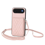เคสโทรศัพท์แบบกระเป๋าใส่บัตรลายข้าวหลามตัดพร้อมสายคล้องยาวและ RFID สำหรับ iPhone 17 Pro Max, สำหรับ iPhone 17 Pro, สำหรับ iPhone 17, สำหรับ iPhone Air, สำหรับ iPhone 16 Pro Max, สำหรับ iPhone 16 Pro, สำหรับ iPhone 16 Plus, สำหรับ iPhone 16