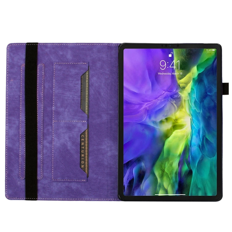 เคสแท็บเล็ตหนังปั๊มลายผีเสื้อและแมว สำหรับ iPad Air 13 2026 / 2025 / 2024, สำหรับ iPad Air 11 2026 / 2025 / 2024, สำหรับ iPad Pro 13 2025 / 2024, สำหรับ iPad Pro 11 2025 / 2024, สำหรับ iPad mini 2024 / 2021