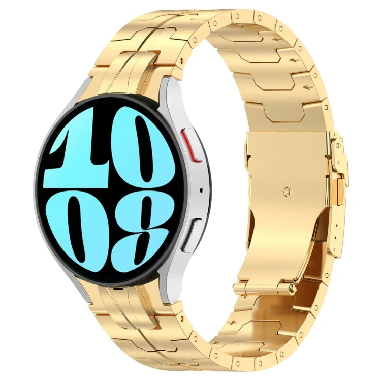 สายสแตนเลสสตีลสไตล์ปุ่ม สำหรับ Samsung Galaxy Watch 6 / 6 Classic