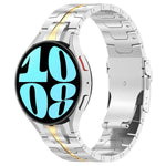 สายสแตนเลสสตีลสไตล์ปุ่ม สำหรับ Samsung Galaxy Watch 6 / 6 Classic