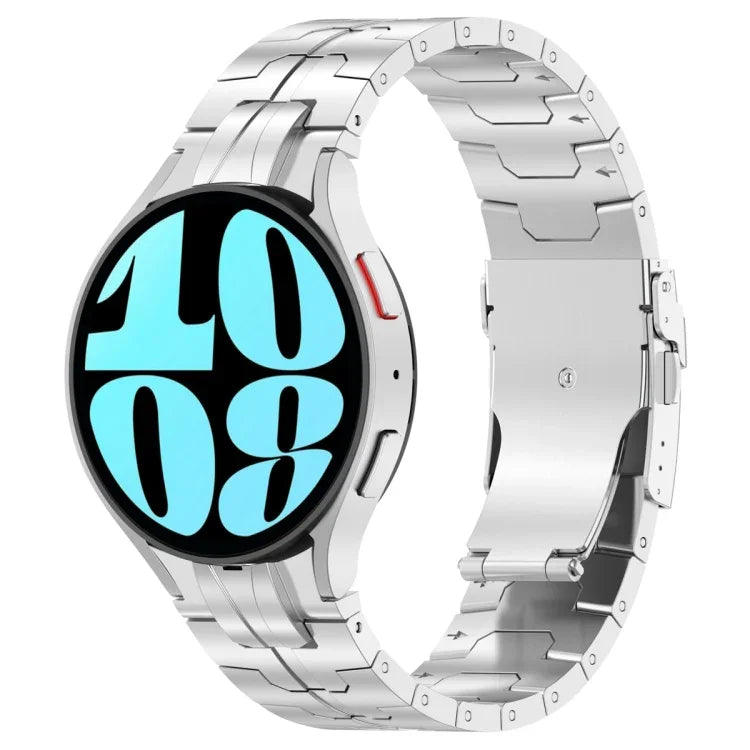สายสแตนเลสสตีลสไตล์ปุ่ม สำหรับ Samsung Galaxy Watch 6 / 6 Classic