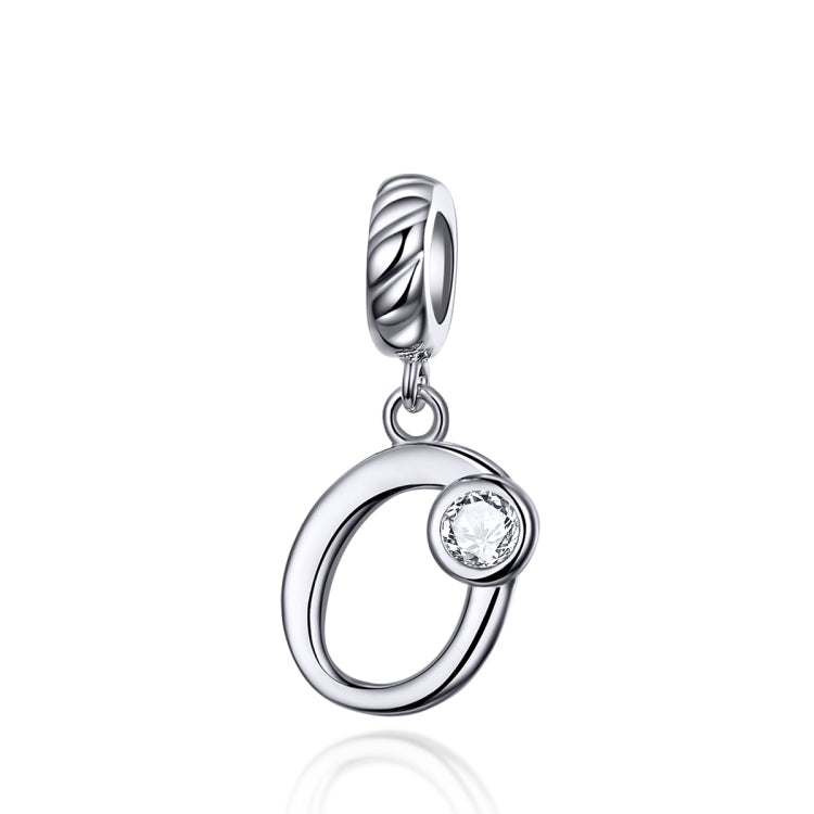 S925 Sterling Silver 26 English Letter Beads DIY Bracelet Necklace Accessories, A, B, C, D, E, F, G, H, I, J, K, L, M, N, O, P, Q, R, S, T, U, V, W, X, Y, Z