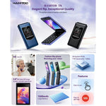 HAMTOD T8 โทรศัพท์ฝาพับ 4G, 2.8 นิ้ว + 1.77 นิ้ว, VoLTE, BT, SOS, OTG, รุ่นยุโรป