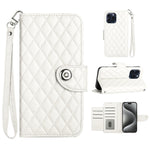 Rhombic Texture Flip Leather Phone Case with Lanyard, For iPhone 14 Pro Max, For iPhone SE 2022 / 2020 / 8 / 7, For iPhone 13 Pro Max, For iPhone 13 Pro, For iPhone 13, For iPhone 12 / 12 Pro, For iPhone 12 Pro Max, For iPhone 11 Pro Max