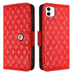 เคสโทรศัพท์หนังลายขนมเปียกปูนพร้อมสายคล้อง สำหรับ iPhone 11, iPhone 11 Pro, iPhone XS / X, iPhone XR, iPhone XS Max, iPhone 8 Plus / 7 Plus / 6s Plus